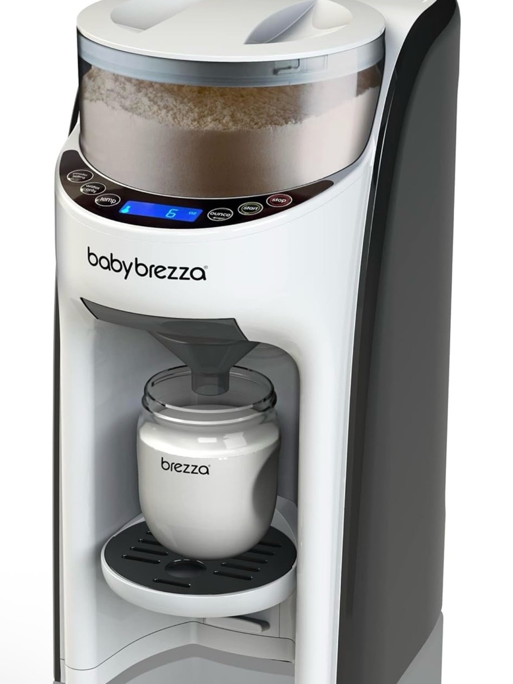 babybrezza Formula Pro Advanced - White and Gray Automatic Formula Dispenser